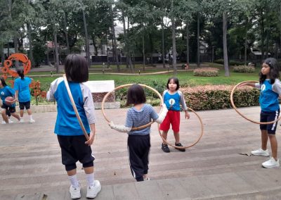 kegiatan olahraga outing di tebet eco park